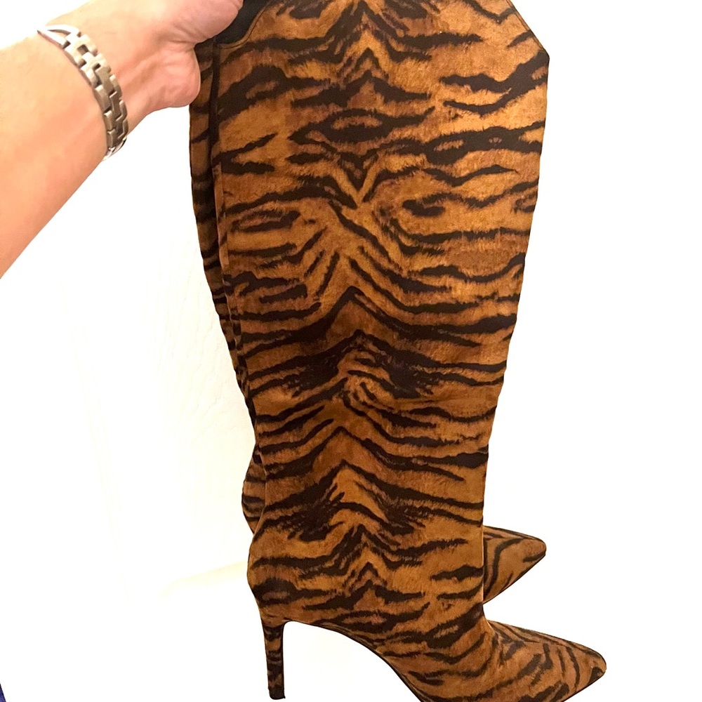 Animal print - Jessica Simpson high boots! Like new!